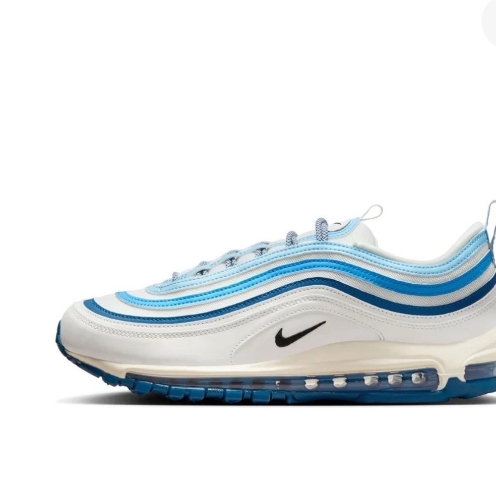 Nike Air Max 97 Men's Sneakers - White and Blue